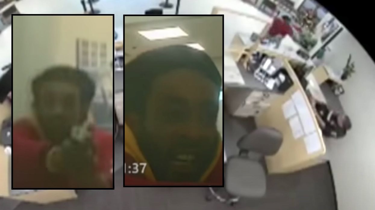 'Bone-chilling' video shows deputy return fire after getting shot by thug at Texas bank