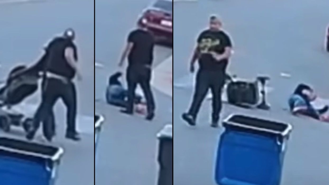 Video captures unprovoked sucker punch on grandfather pushing a stroller in ritzy southern California neighborhood