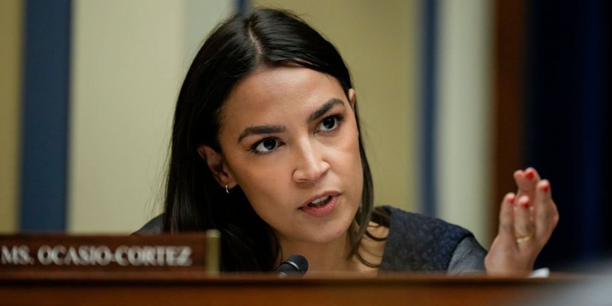 NextImg:AOC: 'All women and girls' subject to potential 'genital examinations' if men are banned from women's sports | Blaze Media