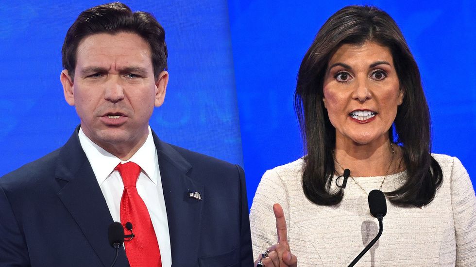 Nikki Haley thought she cornered Ron DeSantis on this issue‚ but his response shut her down immediately