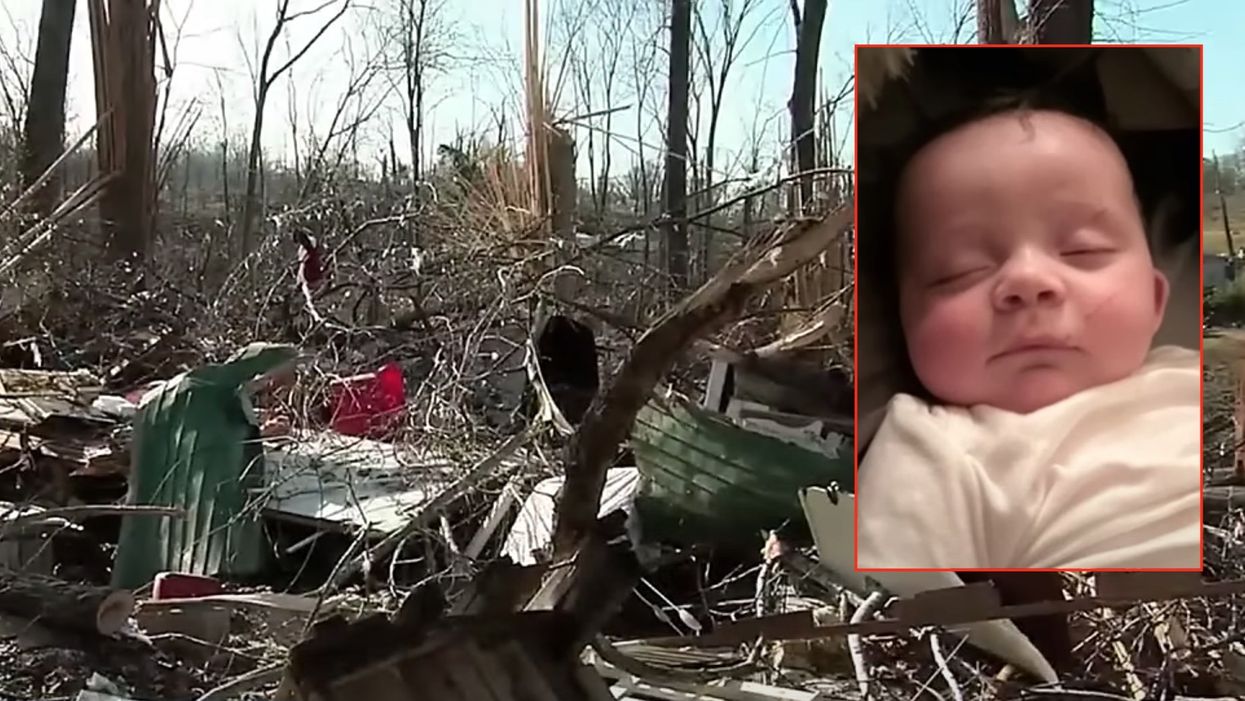 'By the grace of God': Family finds 4-month-old baby in a tree after tornado obliterates their home in Tennessee