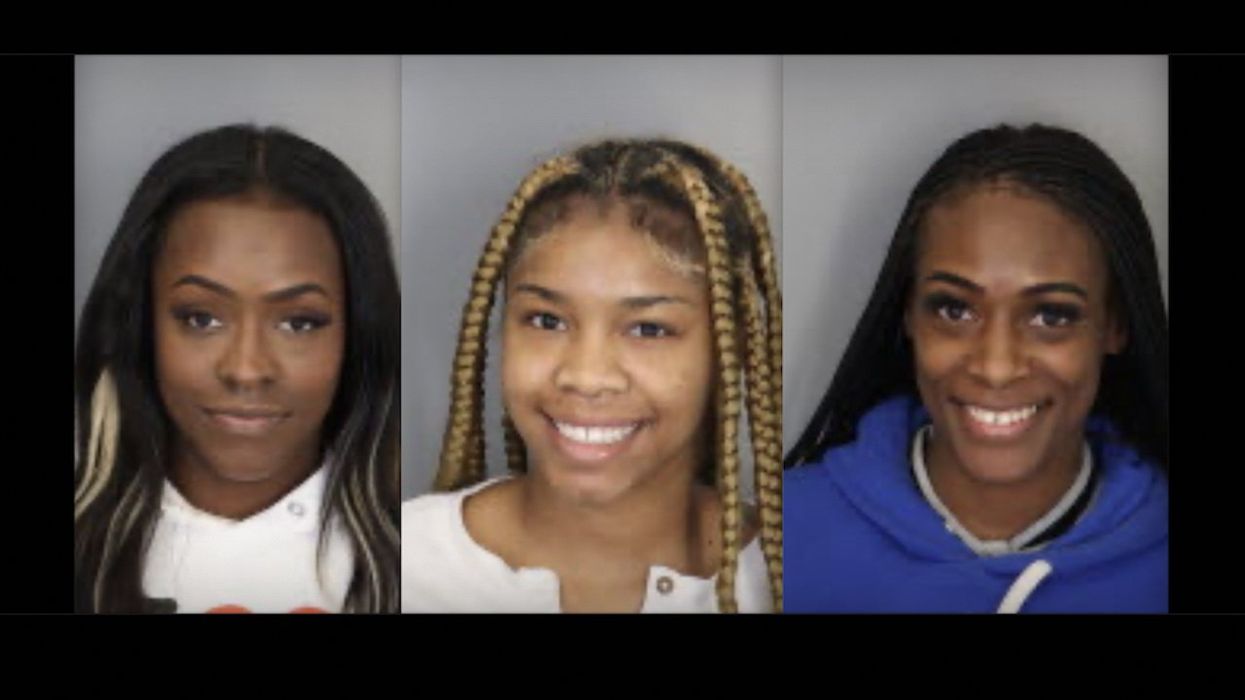 Female manager of bar, female workers accused of beating up female server. One might say name of bar is fitting.