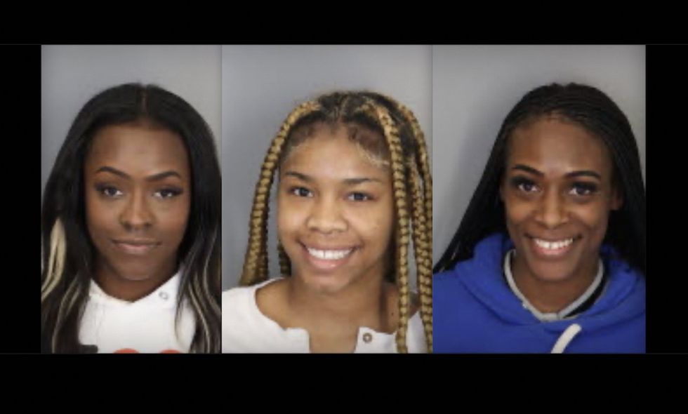 Female manager of bar‚ female workers accused of beating up female server. One might say name of bar is fitting.