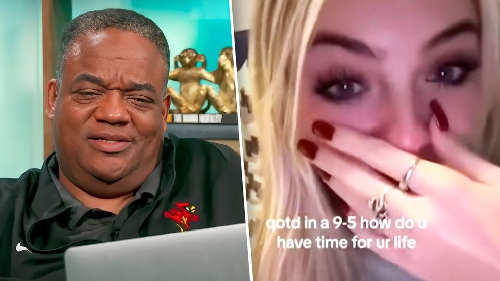 Gen Z girl MELTS DOWN over 9-5 job‚ but does she have a point?