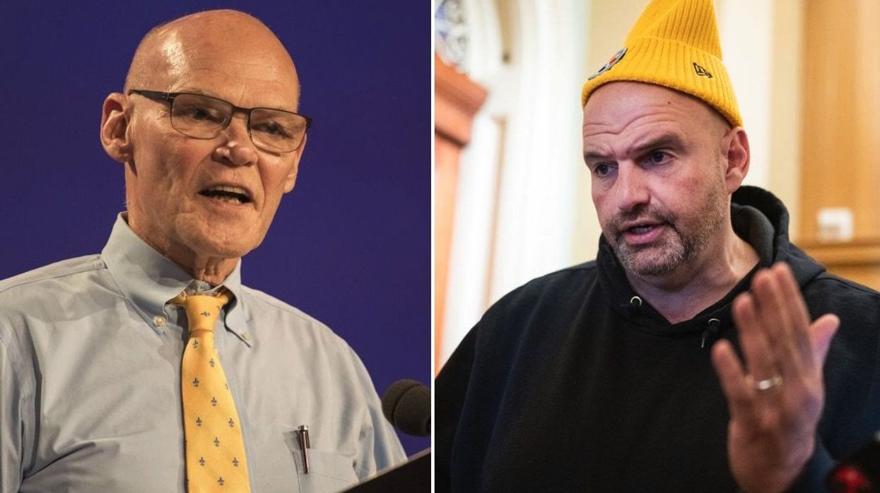 'Shut the f*** up': Sen. Fetterman has a blunt request for James Carville over his 2024 predictions