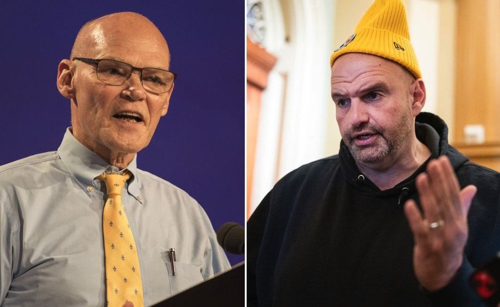 'Shut the f*** up': Sen. Fetterman has a blunt request for James Carville over his 2024 predictions