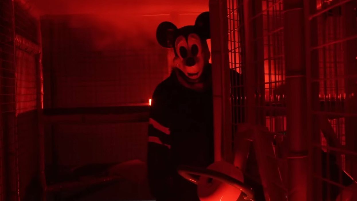 Mickey Mouse is teased as a ruthless murderer just one day after entering the public domain