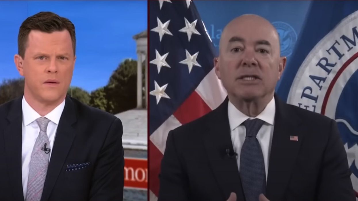 DHS secretary confronted with impeachment news at the same time he blames Republicans for border crisis