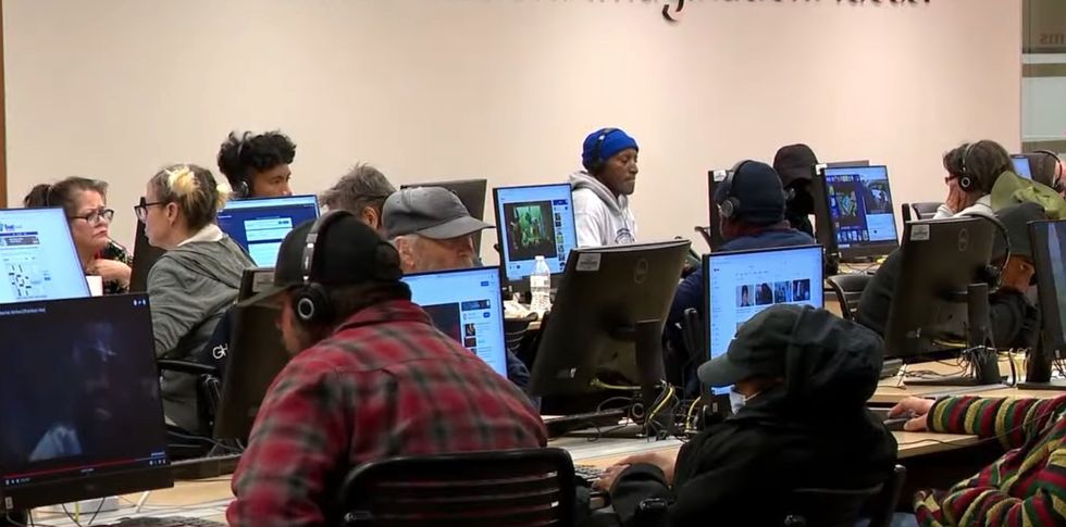 Socialist group outraged Texas library hired cops for security against homeless violence: 'Adding ... quite literal violence'