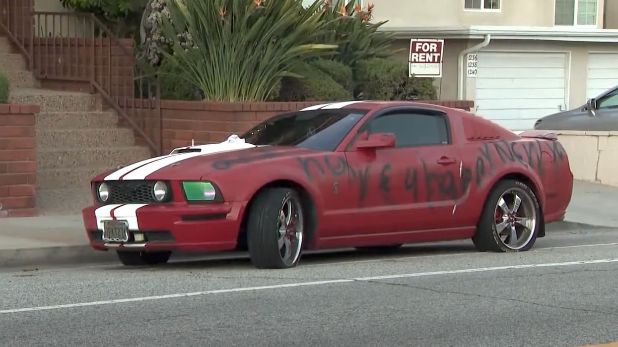 Vandals reportedly spray-paint racial slur and swastika on black family's car in Los Angeles