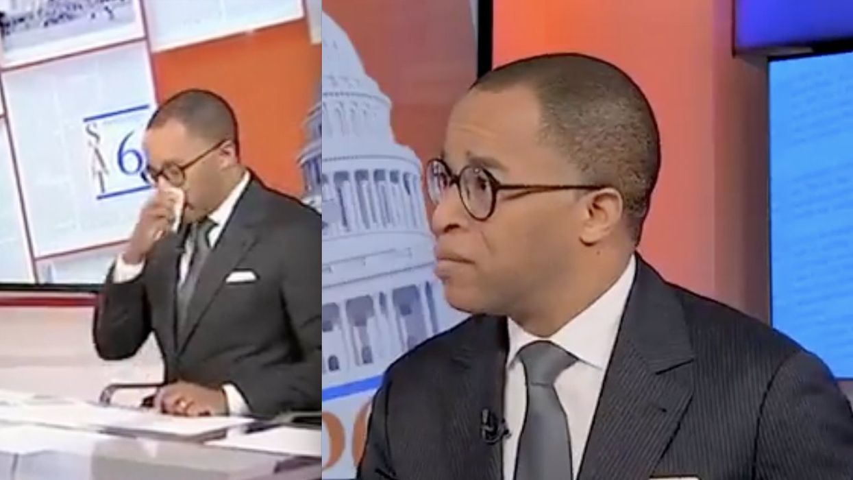 MSNBC anchor starts sobbing as he begins Jan. 6 anniversary interview — and observers mercilessly mock him