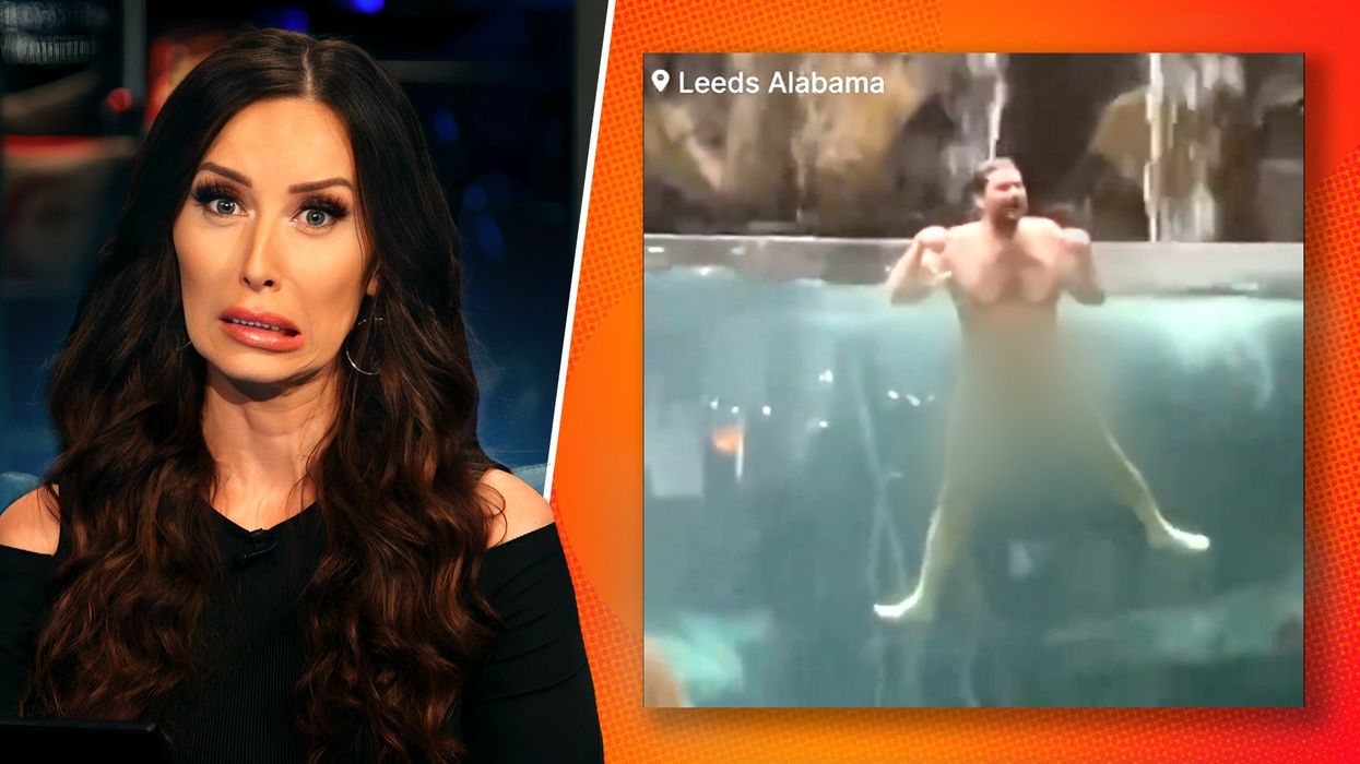 WATCH: Skinny dipper cannonballs into Bass Pro Shops aquarium