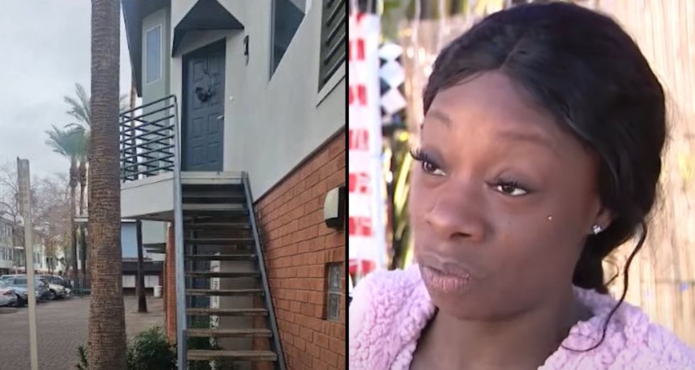 Arizona woman says 'raging' stranger tried to break down her front door: 'Then I shot. I fired.'