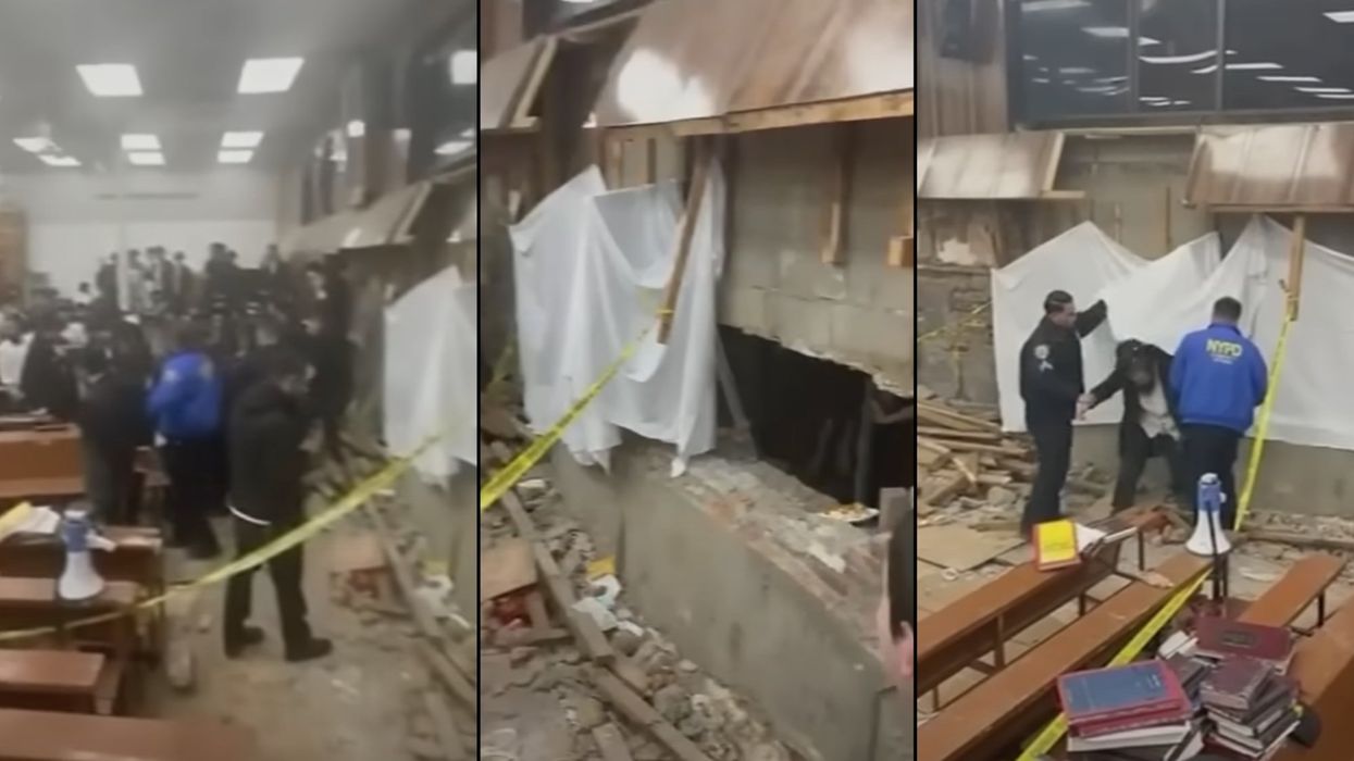 9 Jewish students arrested for brawling with police trying to fill in secret tunnel underneath historic Brooklyn Synagogue