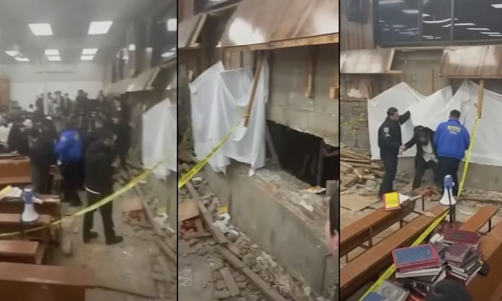 9 Jewish students arrested for brawling with police trying to fill in secret tunnel underneath historic Brooklyn Synagogue
