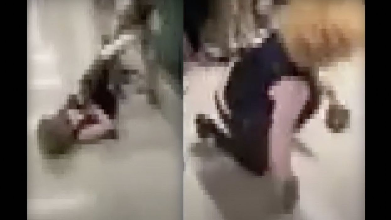 Video: Female HS student beats up 65-year-old teacher in hallway while crowd 'circled up' on them, hooting and hollering