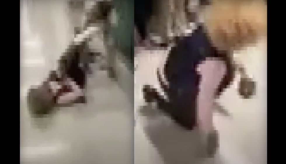 Video: Female HS student beats up 65-year-old teacher in hallway while crowd 'circled up' on them‚ hooting and hollering