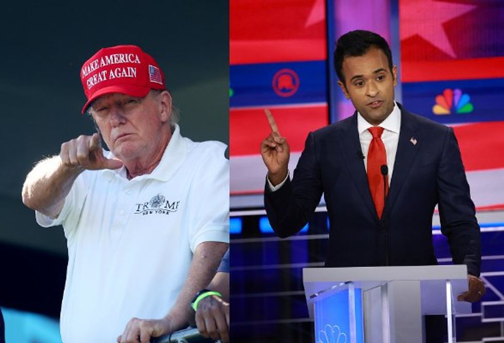 Trump trashes Ramaswamy as 'not MAGA‚' Vivek responds to 'friendly fire' insults by praising the former president