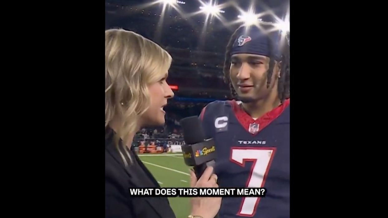 NBC edits out Christian NFL quarterback CJ Stroud's faith proclamation delivered during interview after playoff victory