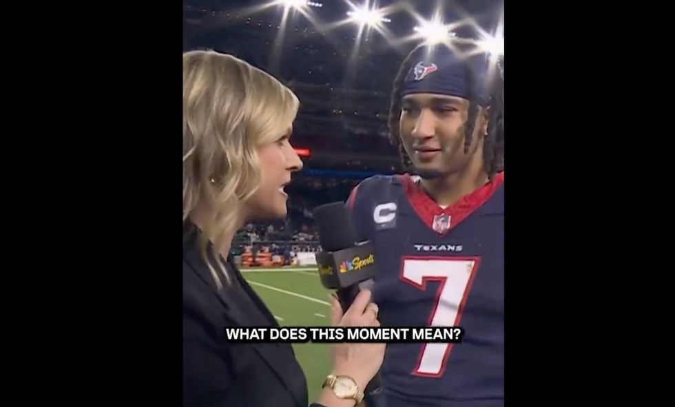 NBC edits out Christian NFL quarterback CJ Stroud's faith proclamation delivered during interview after playoff victory