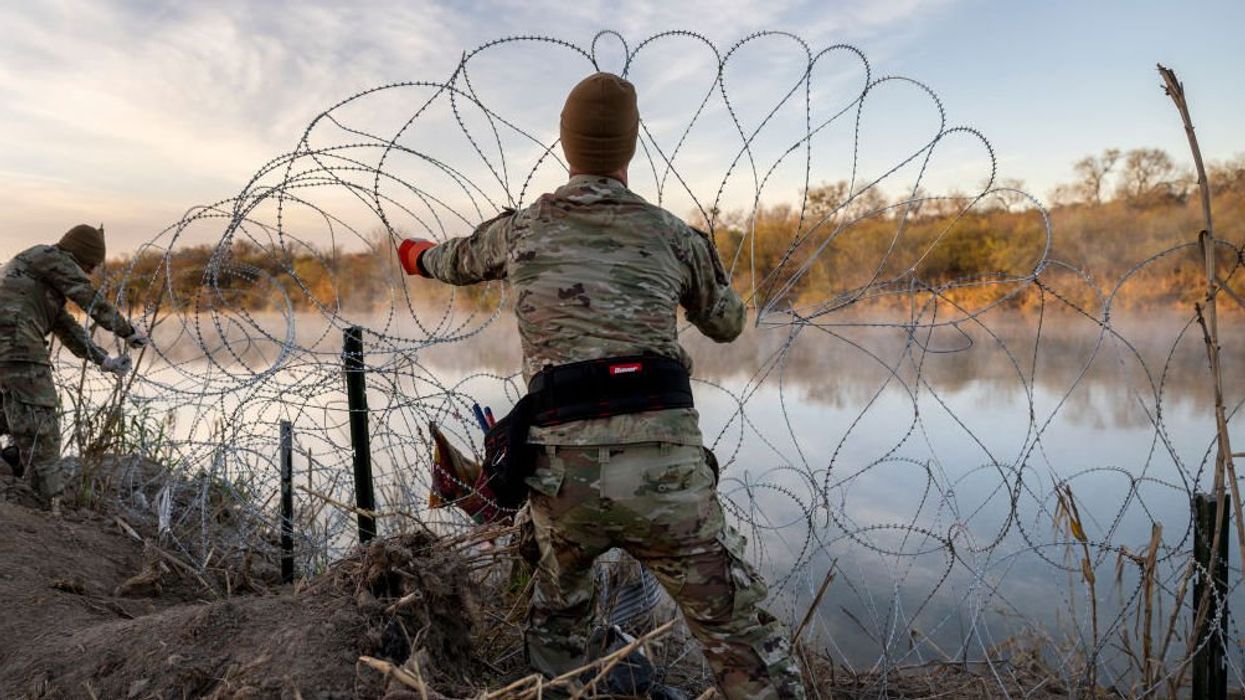 White House makes telling admission about the razor wire Texas installed on the border: 'It got in the way'