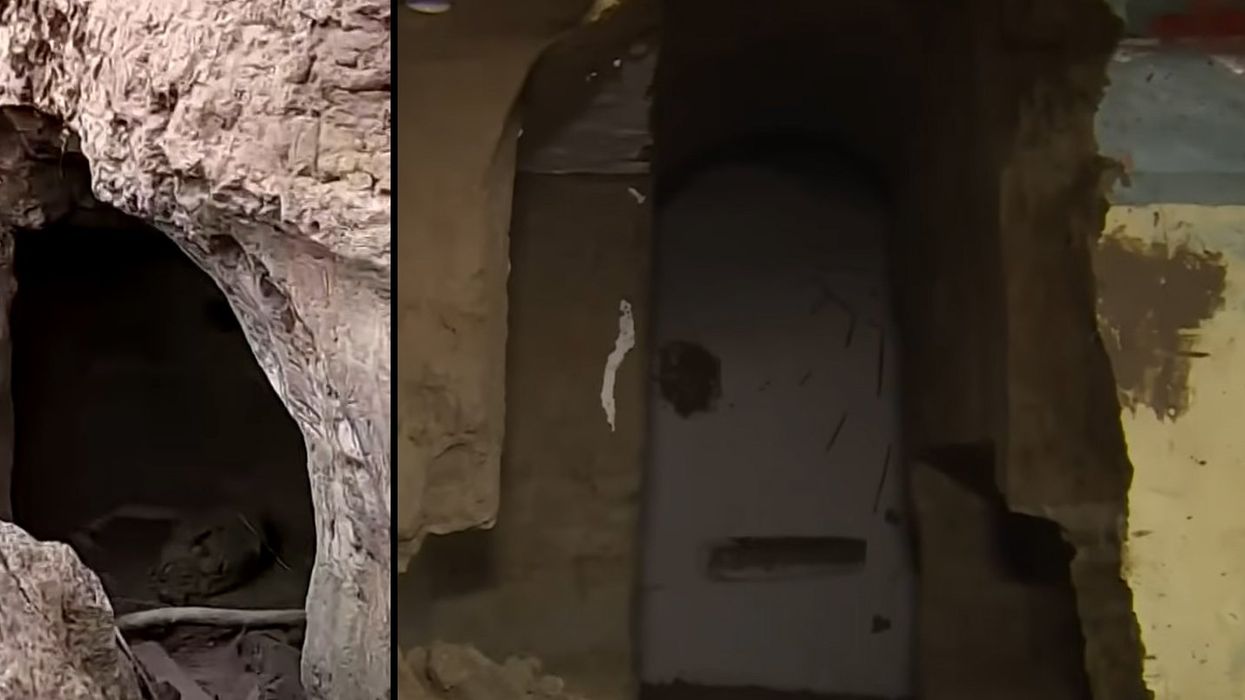 Officials flush homeless Californians out of furnished caves hidden along river