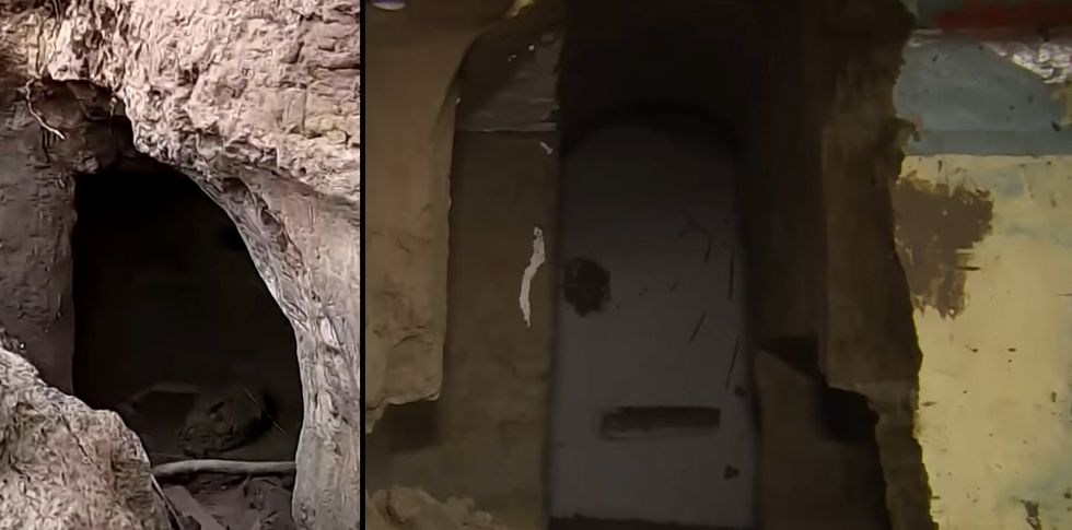 Officials flush homeless Californians out of furnished caves hidden along river
