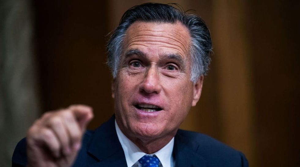 Mitt Romney comes unglued‚ blames Trump after McConnell signals death of bipartisan border bill: 'Really appalling'