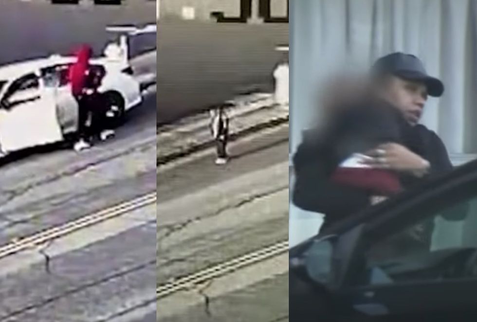 Video shows alleged carjacker pull over and abandon 2-year-old after finding him in car stolen from Oakland mom