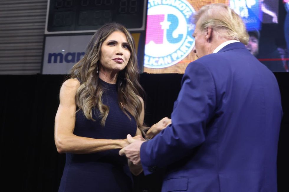 South Dakota Gov. Kristi Noem‚ a Trump ally‚ has a book coming out later this year
