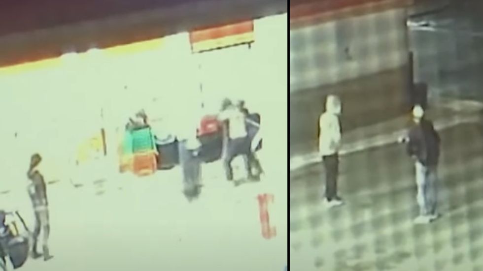 Video shows mob attacking trucker outside convenience store; South Carolina police say it may be a hate crime