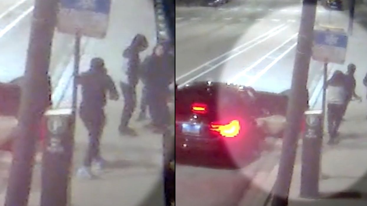 VIDEO: Armed mob attacks and robs woman then returns to beat her again after bystanders refuse to help her