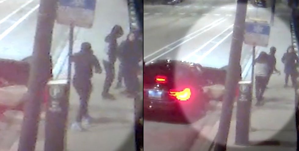 VIDEO: Armed mob attacks and robs woman then returns to beat her again after bystanders refuse to help her
