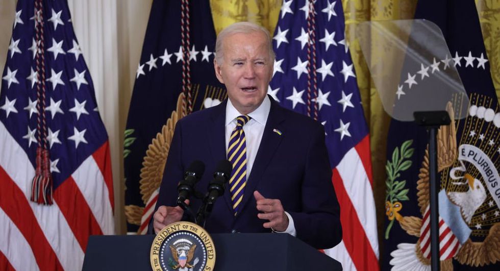 Alarming footage shows moment Biden appears to forget Hamas' name — and a reporter is forced to step in and help