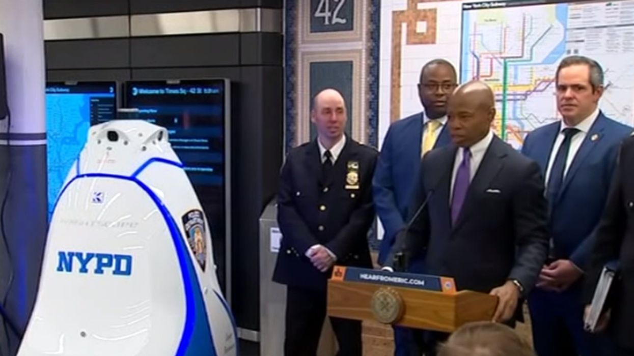 NYPD 'robocop' no longer patrolling Times Square subway station: 'I thought it was a toy'