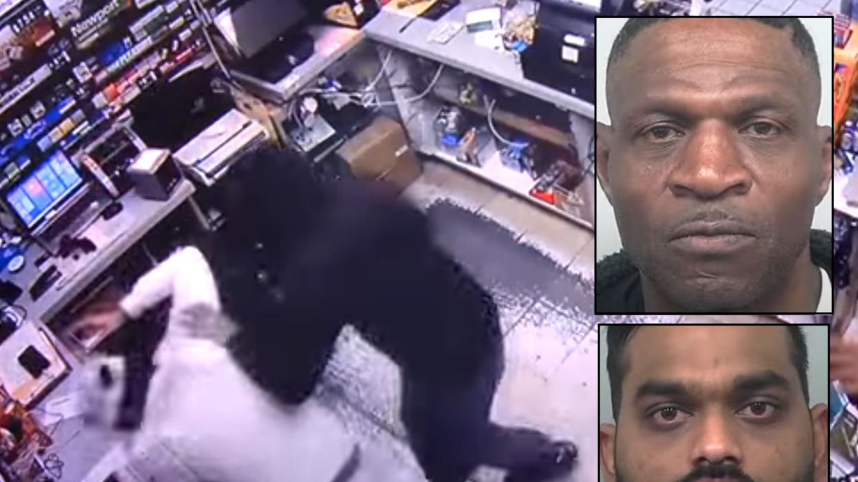 Security video shows man beating and robbing worker at gas station, but Georgia police say it was all staged