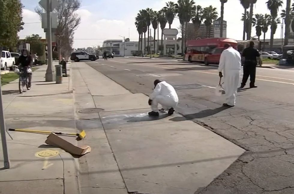 Police find homeless man stabbed to death after following trail of blood leading to abandoned building in California