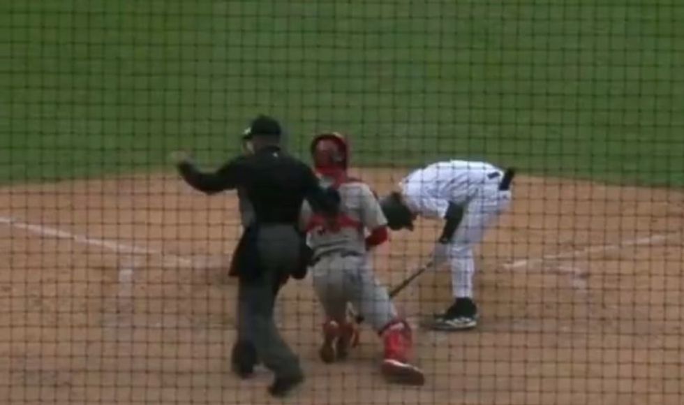 College baseball player hit by pitch seven times in the same day‚ but he doesn't think any of them were on purpose
