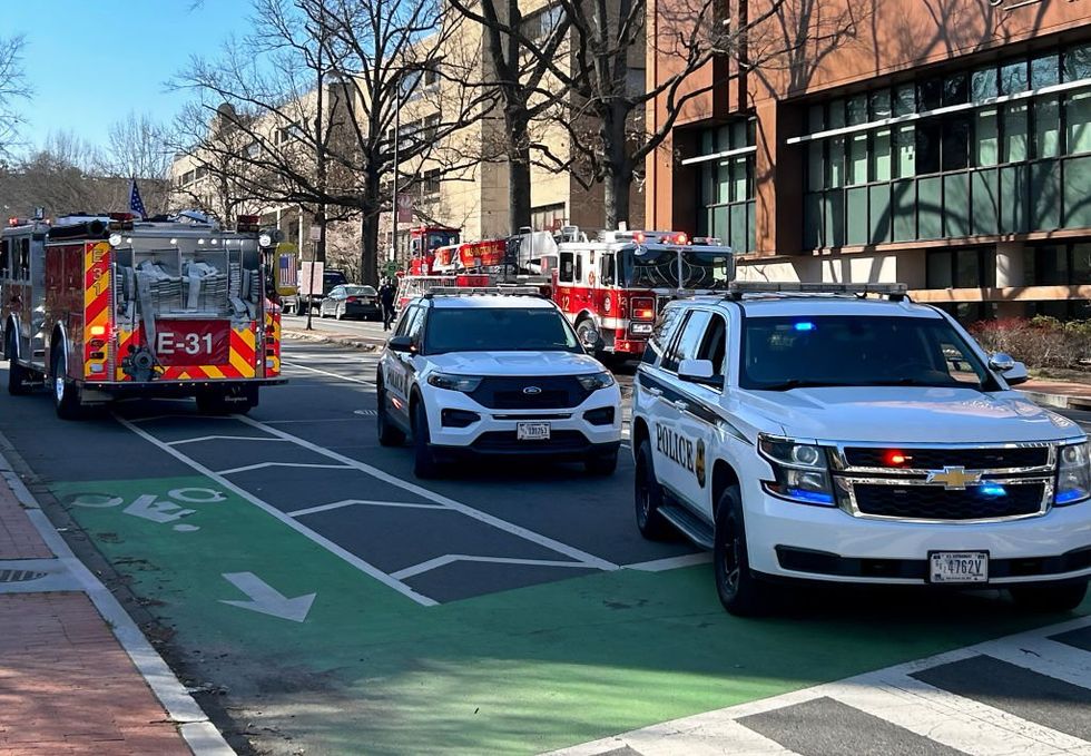 Active-duty Air Force member sets himself on fire outside Israeli embassy in DC as 'extreme' protest against war in Gaza