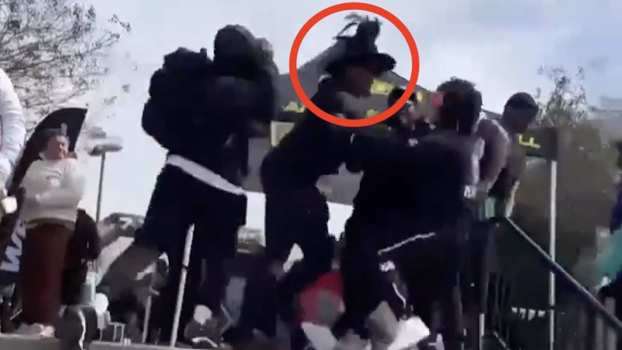 Former NFL QB Cam Newton — who stands 6'5" — easily handles thugs who attack him at football camp; NFL icons blast assailants