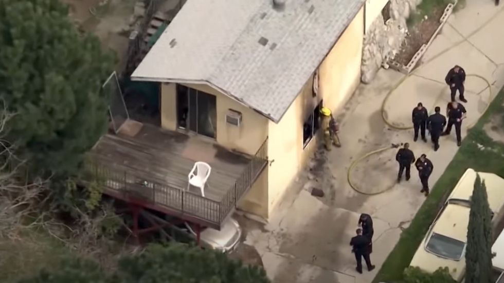 Firefighters find man bludgeoned to death‚ his son naked and acting erratically at house fire in California