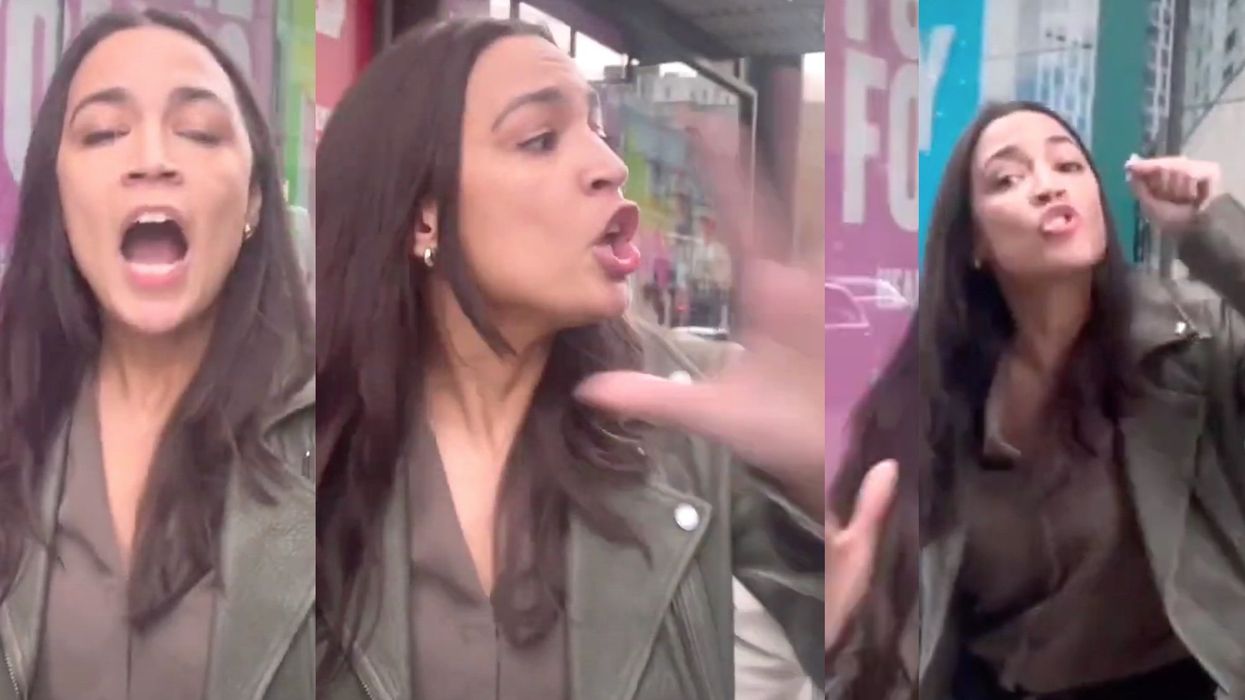 Ocasio-Cortez lashes out at anti-Israel protesters demanding she say the word genocide: 'It's f***ed up man!'