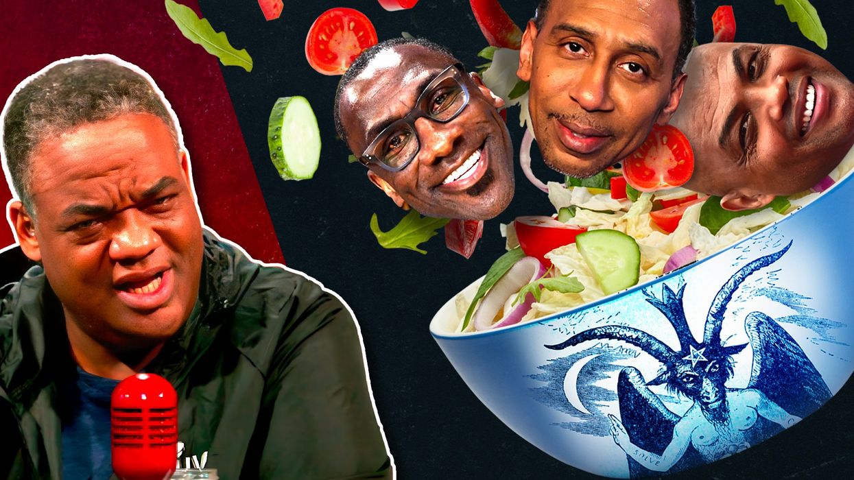 Are Stephen A. Smith, Charles Barkley, and Shannon Sharpe tossing Baphomet's salad?