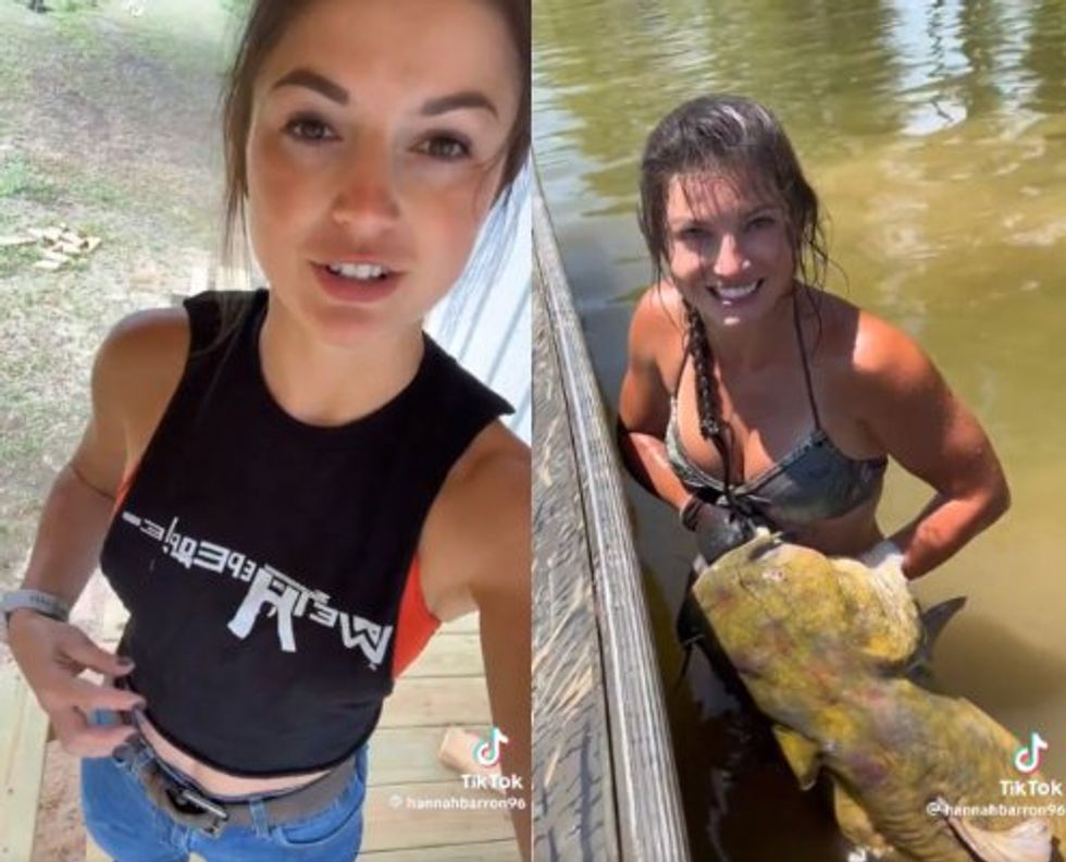 Former beauty contestant ignites firestorm by attacking TikTok fishing star's southern accent‚ doing manual labor: 'American women are men'