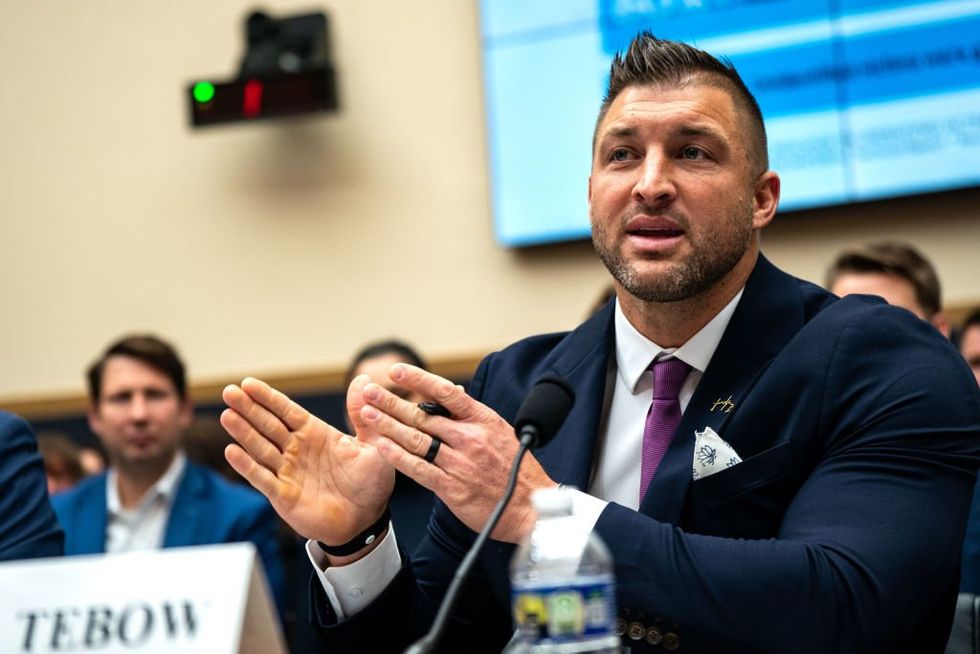 'Starving for hope': Tim Tebow urges Congress to fund tools to locate 'over 50‚000' child sex abuse victims