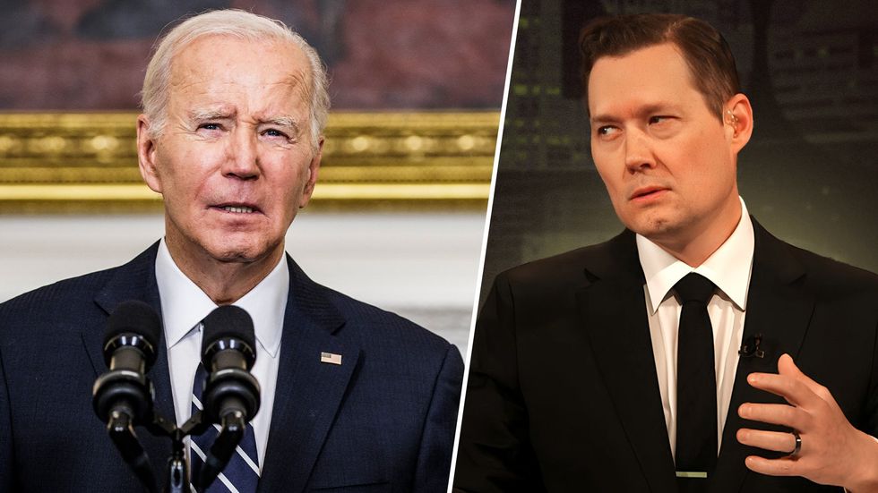 Biden claims he's been 'delivering real results in fiscally responsible ways‚' but here are the FACTS