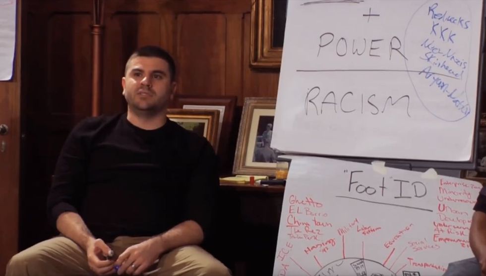 Video teaches that all whites are racist‚ minorities can't be racist&period; A college required its athletes to watch it&period;