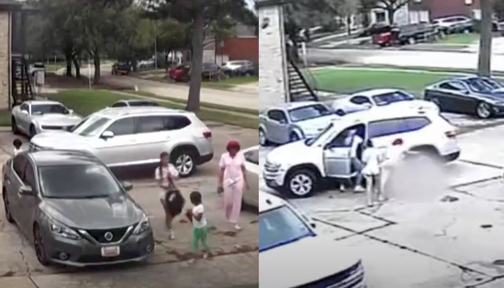 Video shows family attacking Uber driver after he accidentally runs over toddler‚ who died later‚ Houston police say