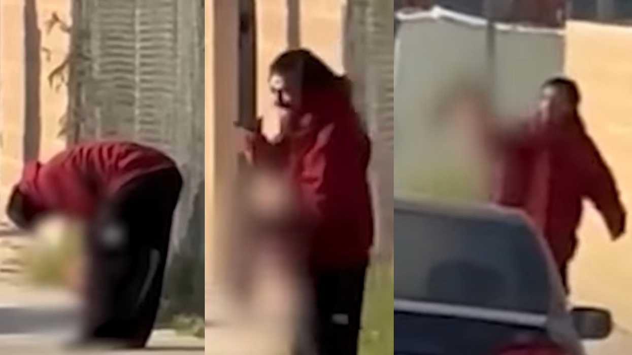 Horrifying video shows man walking off with severed leg after lethal train accident in California: 'He's eating that'