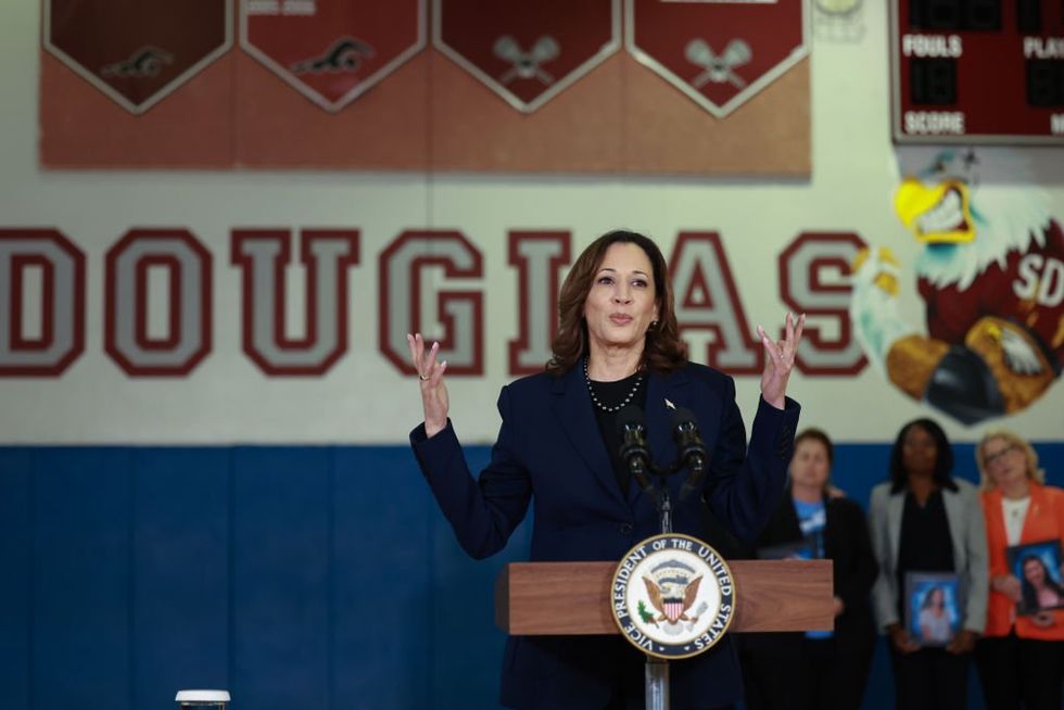 'Slap in the face': Dad of Parkland school shooting victim blasts Kamala's 'photo op' visit at massacre site to 'push an agenda'